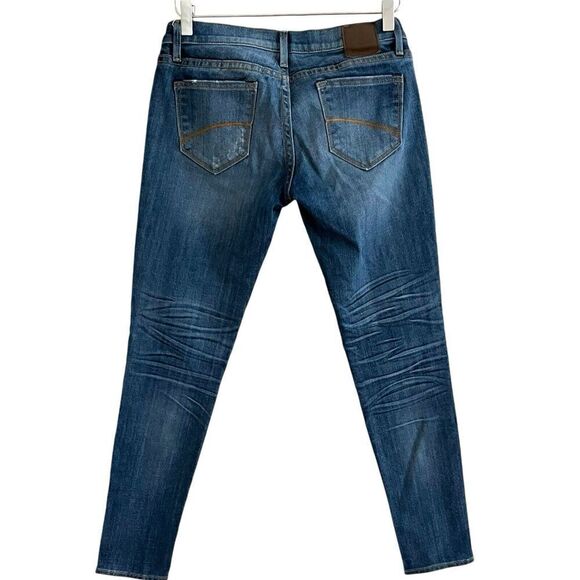 Driftwood Floral Embroidered Skinny Jeans 27 Low Rise Y2K Boho Hippie Grunge - Picture 2 of 13